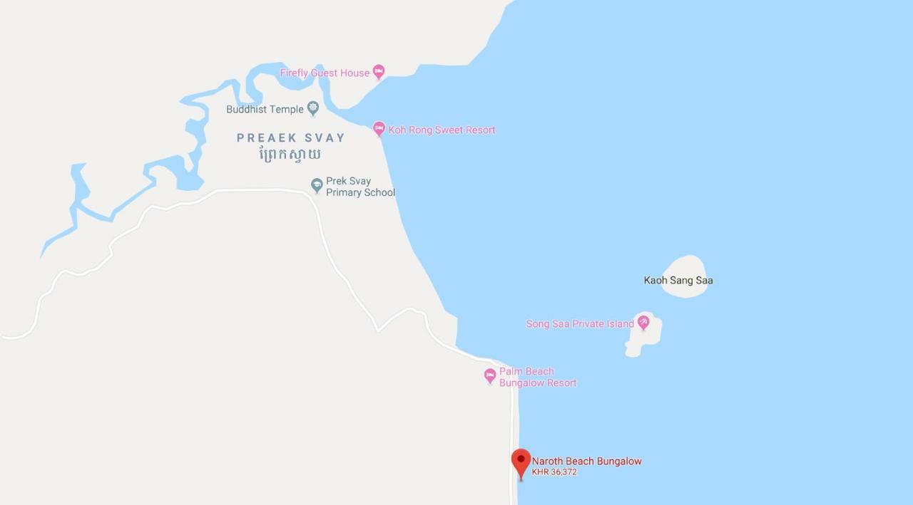 Naroth Beach Bungalow Prek Svay Village Kültér fotó